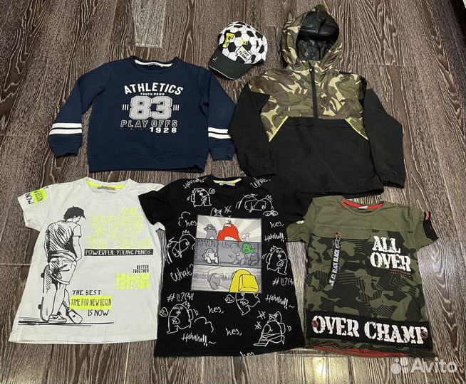 Вещи пакетом на мальчика 122-128
