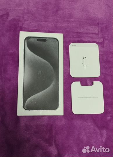 Коробка от iPhone 15 pro max