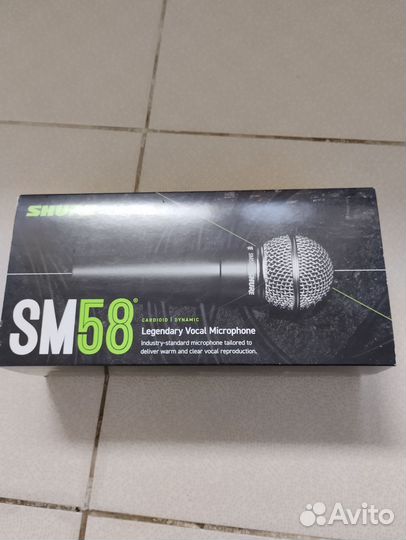 Студийный микрофон shure sm 58