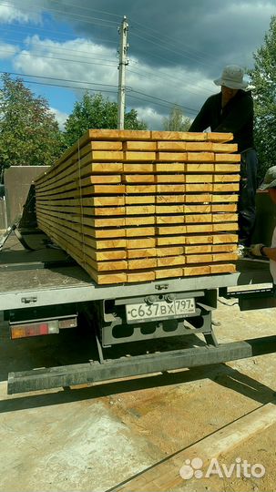 Брус обрезной 100х150х6000мм с доставкой