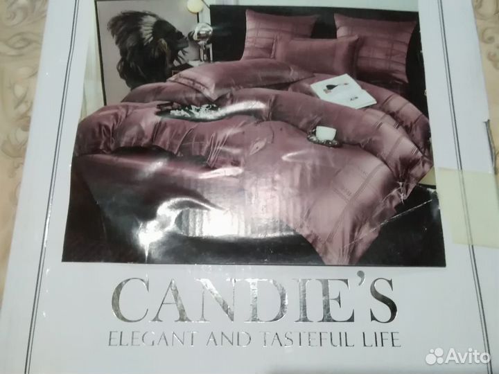 Комплект постельного белья евро сатин