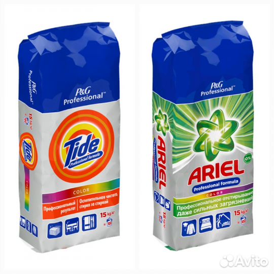 Стиральный порошок 15 кг tide, ariel