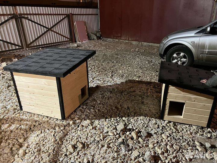 Будка уличная для кошки/собаки теплая