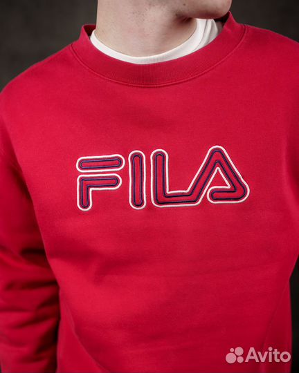 Винтажный свитшот Fila Big Logo