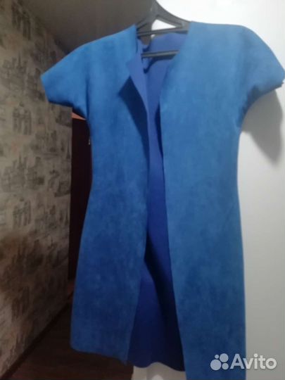 Замшевый кардиган