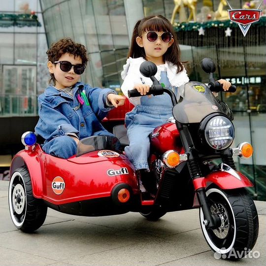 Детский электромотоцикл новый