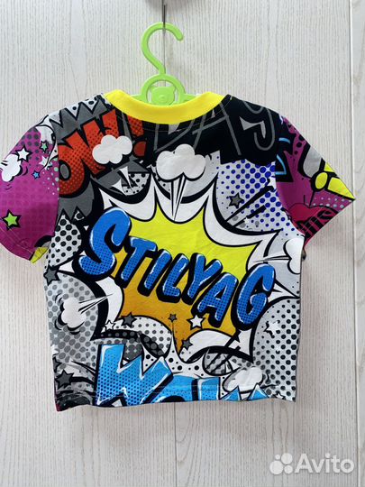 Топ и леггинсы 128 для девочки Стиляж