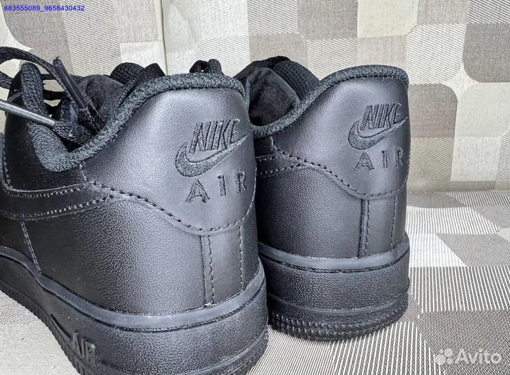 Кроссовки Nike Air Force 1 Black оригинал