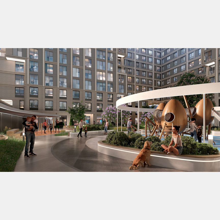 2-к. апартаменты, 57 м², 6/20 эт.