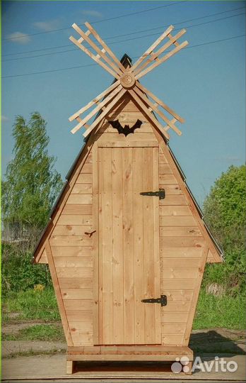 Дачный туалет деревянный И452