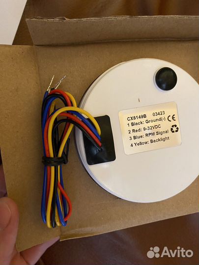 Электронный gps спидометр тахометр для катера