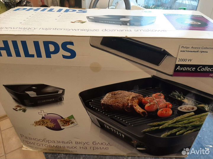 Настольный гриль fhilips