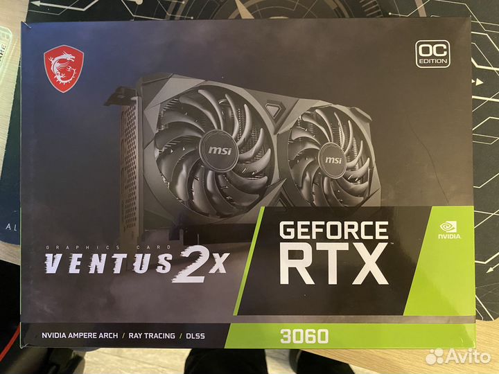 MSI nvidia GeForce RTX 3060 ventus 2X 12G gddr6