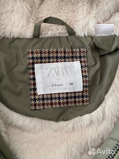 Куртка для девочки zara 92
