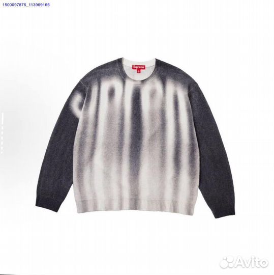 Свитер Supreme blurred logo (Арт.35763)