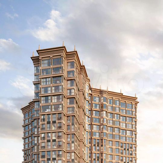 1-к. квартира, 53,6 м², 6/25 эт.