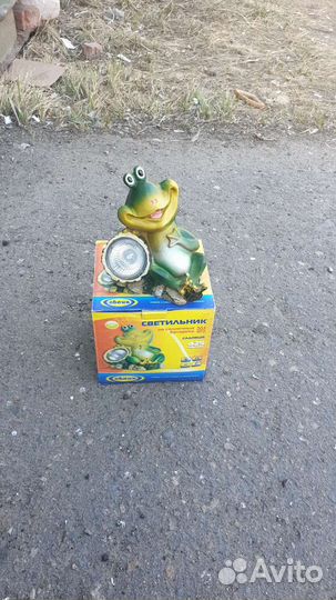 Светильник садовый Лягушка