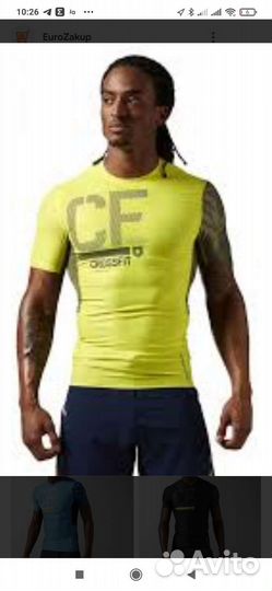 Компрессионная футболка reebok crossfit
