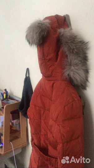 Зимнее пальто для девочки пуховик удлиненная куртк