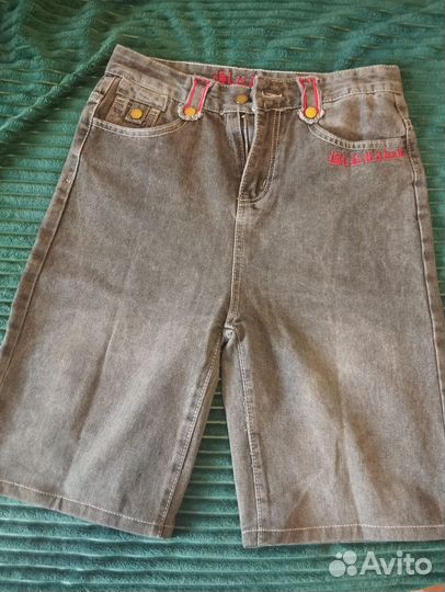 Джинсовые шорты y2k/affliction