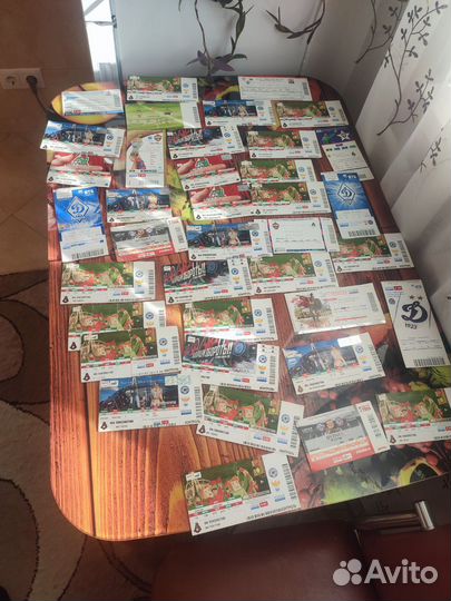 Билеты на футбол раритетные