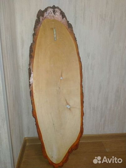 Картина на срезе дерева