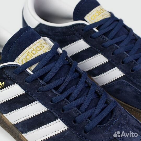 Кроссовки Adidas Spezial Navy White Str. / Gum