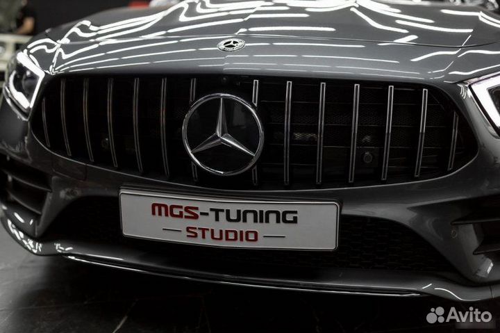 Диффузор с насадками+ решетка Mercedes CLS 257