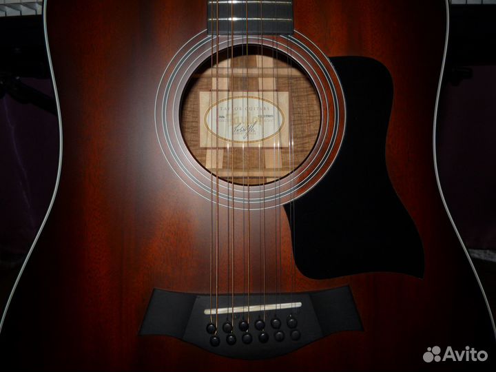 Taylor 360E электроакустическая гитара 12-струнная