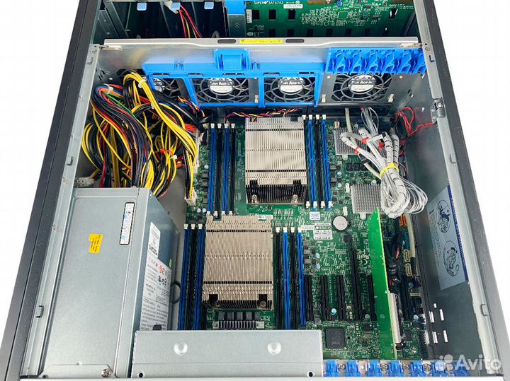 Сервер Supermicro 7048R 743T 2x E5-2699v4 64Gb