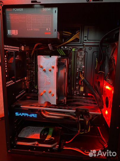 Компьютер Intel, Radeon rx570 4gb, 16gb ddr4