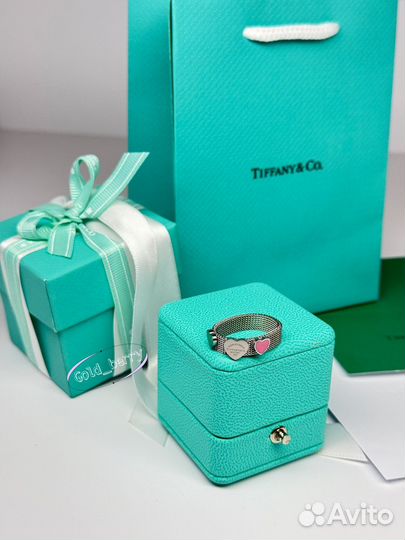 Tiffany кольцо сердце