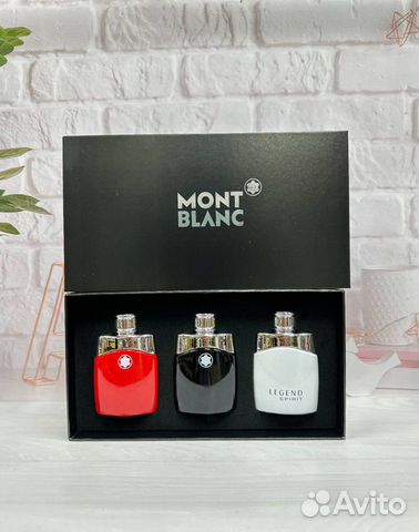 Подарочный набор духов Mont Blanc 3 по 30 мл объявление продам