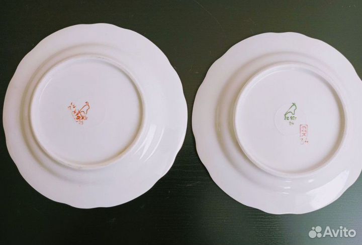 Тарелки фарфор Дулево СССР