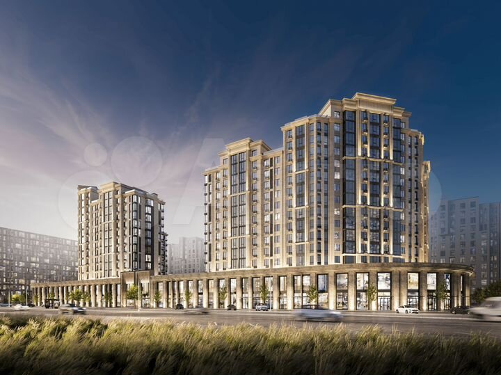 2-к. квартира, 59,5 м², 13/16 эт.