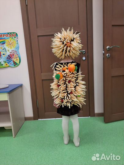 Новогодний костюм ежика