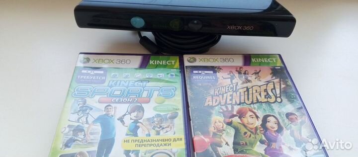 Xbox 360 kinect с дисками