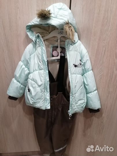 Костюм зимний для девочки р. 80