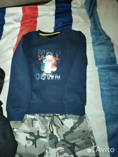 Футболки, толстовка, штаны р-р 134-152 новые и б/у