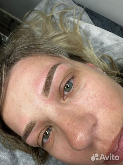 Перманентный макияж бровей губ и век татуаж