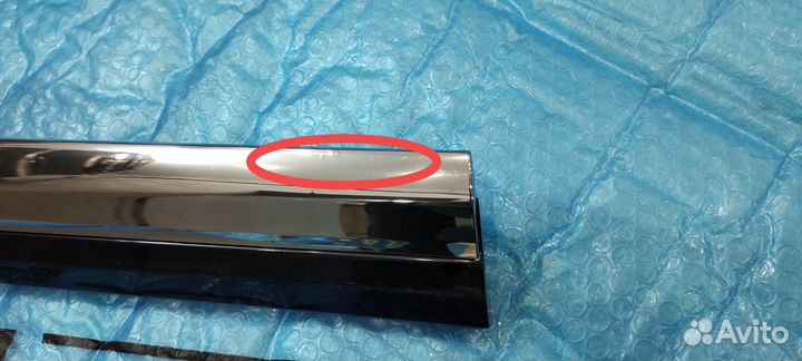 Молдинг двери Lexus Ls передний левый черный 12-17