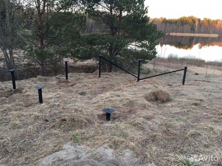 Монтаж винтовых свай