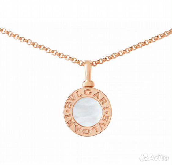 Золотая подвеска женская Bvlgari