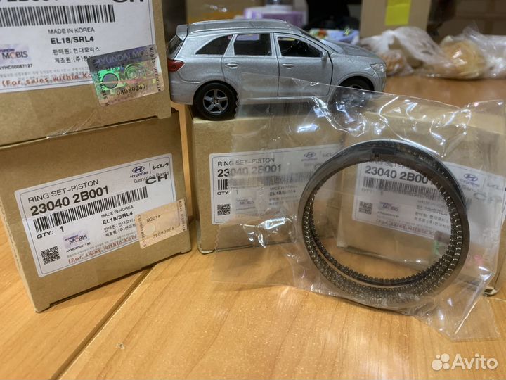 Кольца поршневые std рио солярис 230402b001