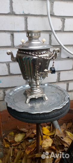 Самовар электрический с подносом