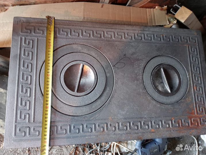 Плита чугунная на печь