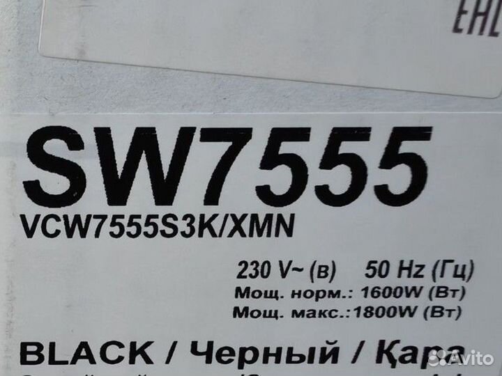 Пылесос Samsung VCW7555S3K/XMN