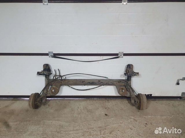 Задняя балка в сборе renault symbol 1.4