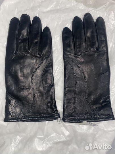 Перчатки женские кожаные