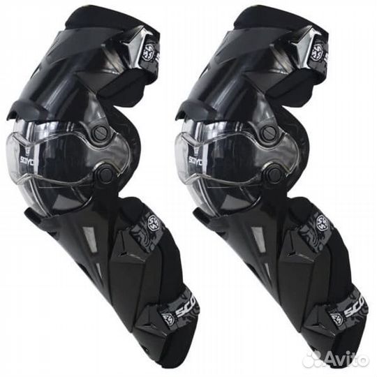 Мотозащита - Scoyco Наколенники K12 black